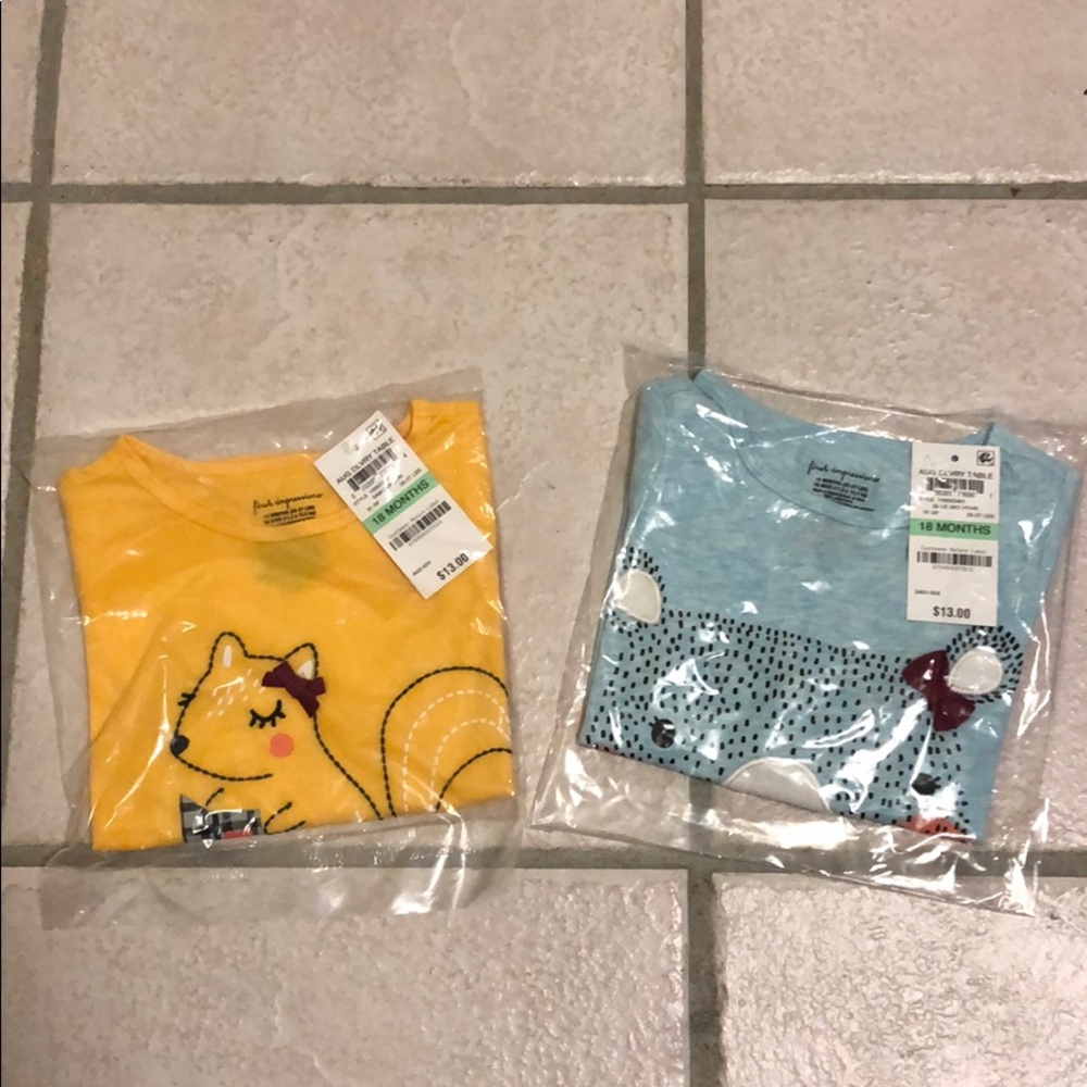 2-First Impression 18 month T-shirt’s.